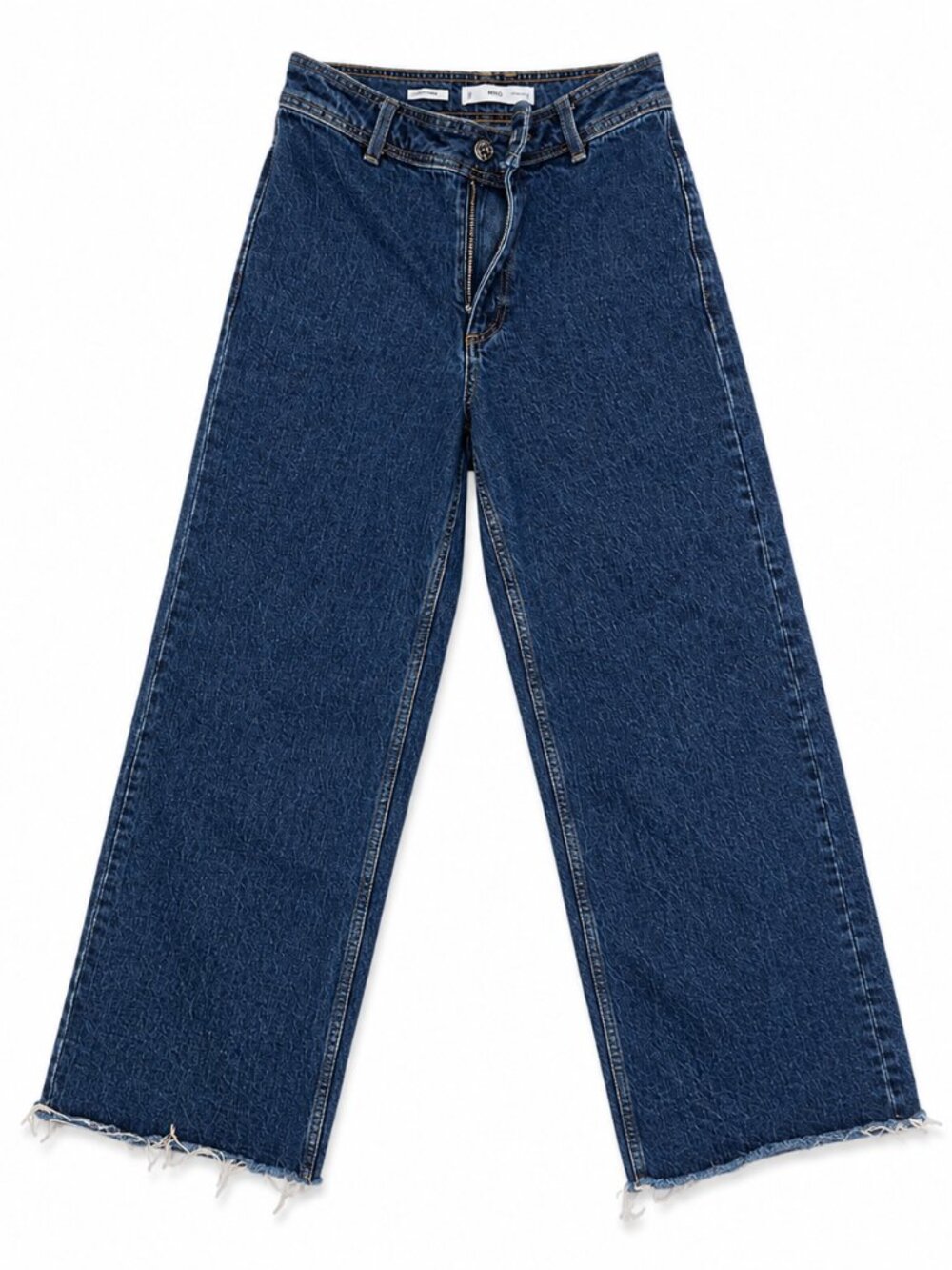 Like new MNG Catherine Wide Leg High Rise Jeans Dark Wash - Size 4 - Retail $139
